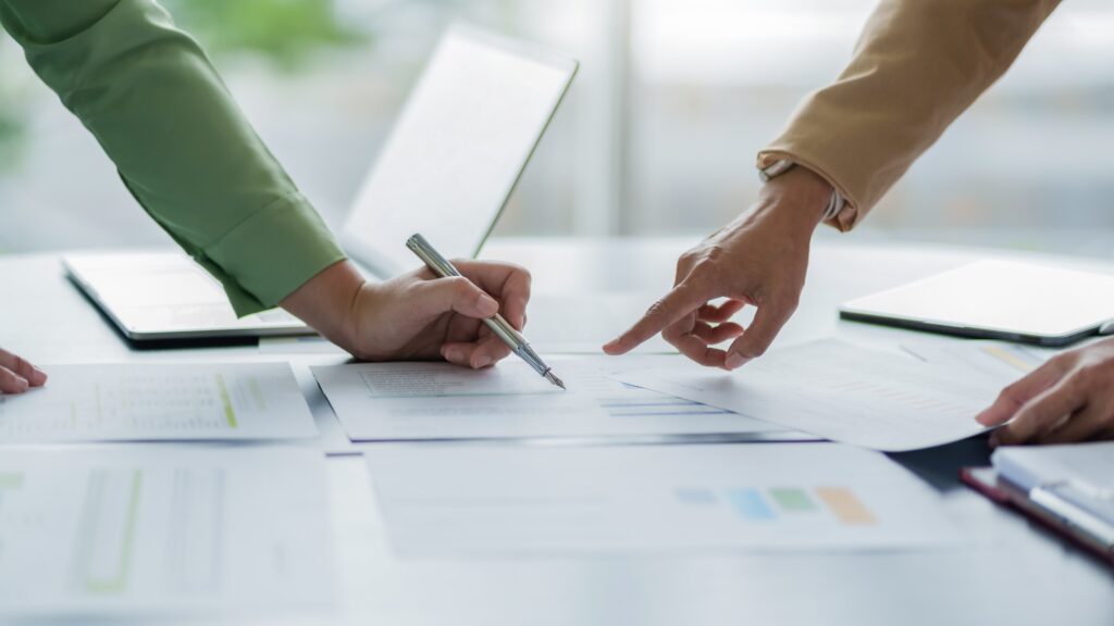 Business leaders managing risk